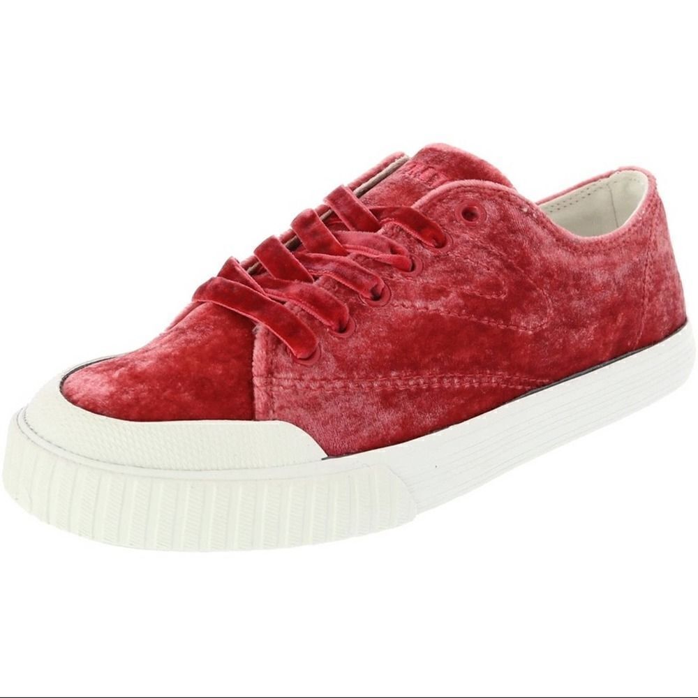 Tretorn Marley Velvet Pin Begonia Shoes 5.5